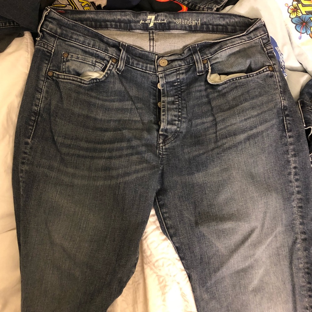 Men’s “7 for all mankind” jeans
